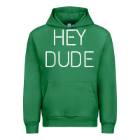 Emerald Hey Dude Tee Womens Mens Gift Urban Hoodie - minhPixels