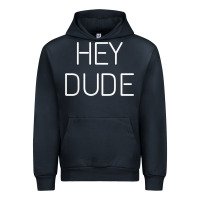 Navy Hey Dude Tee Womens Mens Gift Urban Hoodie - minhPixels