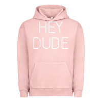 Pigment Salmon Hey Dude Tee Womens Mens Gift Urban Hoodie - minhPixels