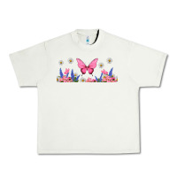 Pistachio butterflies and flowers Urban Heavy Tee - TumblerDesignByShophia