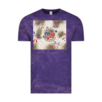 Cloud Purple usa land of the free because of the brave Vintage Tee - TumblerDesignByShophia