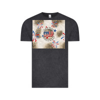 Vintage Black usa land of the free because of the brave Vintage Tee - TumblerDesignByShophia