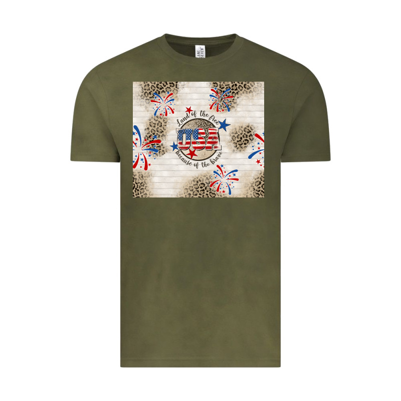 Usa Land Of The Free Because Of The Brave Vintage Tee by TumblerDesignByShophia | Teevron