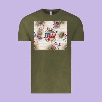 Usa Land Of The Free Because Of The Brave Vintage Tee Designed By Tumblerdesignbyshophia