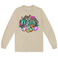 Mushroom Easter Mini Happy Easter Day Long Sleeve Tee - CowGirlArtShop