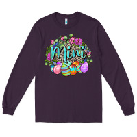 Plum Easter Mini Happy Easter Day Long Sleeve Tee - CowGirlArtShop