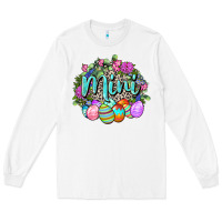 White Easter Mini Happy Easter Day Long Sleeve Tee - CowGirlArtShop