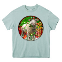Arona christmas dorset sheep Heavy Core Tee - LillyAllenDesigns