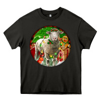 Asphalt christmas dorset sheep Heavy Core Tee - LillyAllenDesigns