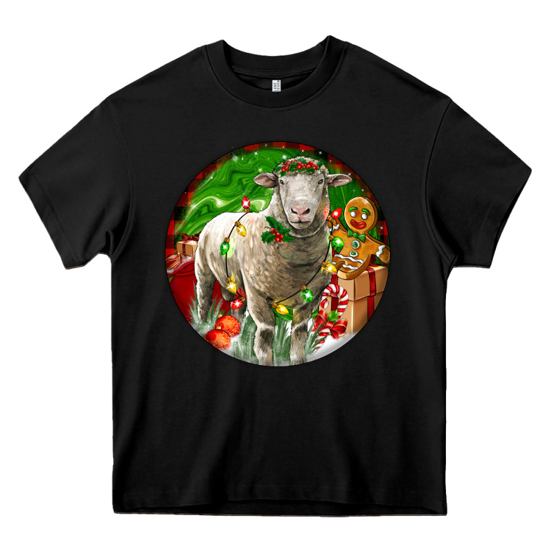 Christmas Dorset Sheep Heavy Core Tee by LillyAllenDesigns | Teevron