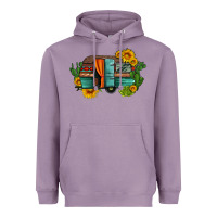 Lavender caravan sunflowers and cactus Heavyweight Hoodie - Artiststas