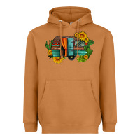 Meerkat caravan sunflowers and cactus Heavyweight Hoodie - Artiststas