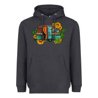 Smoke caravan sunflowers and cactus Heavyweight Hoodie - Artiststas