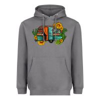 Storm caravan sunflowers and cactus Heavyweight Hoodie - Artiststas