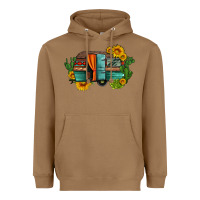 Toasted Coconut caravan sunflowers and cactus Heavyweight Hoodie - Artiststas