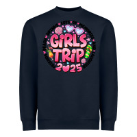 Navy Grils Trip 2025 Heavyweight Sweatshirt - CowhideDigitalArt