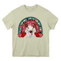 Mossy valentines heifer rainbow Heavy Core Tee - JahusDesignShop