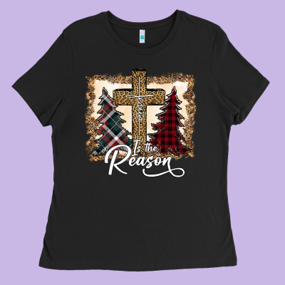 Jesus Is The Reason Ladies Tee Designed By Bettercallsaul