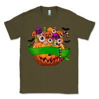 Army Green Personalized Boy Halloween Candy Classic Tee - texasbilliewilder