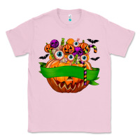 Bubblegum Pink Personalized Boy Halloween Candy Classic Tee - texasbilliewilder