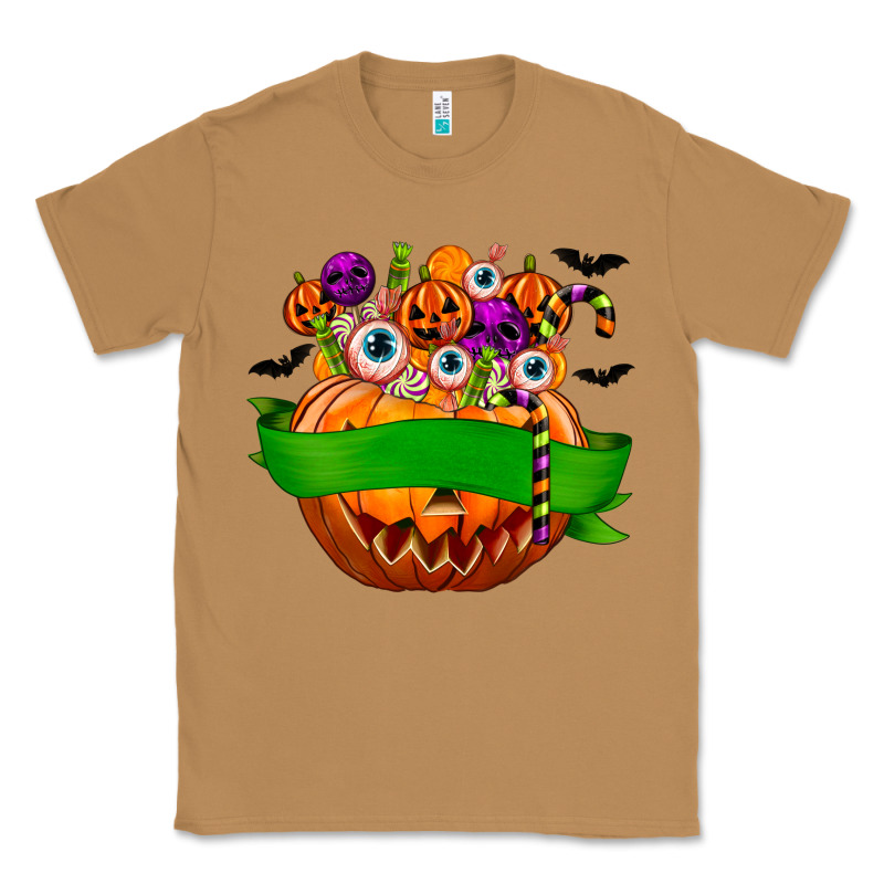 Personalized Boy Halloween Candy Classic Tee by texasbilliewilder | Teevron