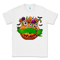 White Personalized Boy Halloween Candy Classic Tee - texasbilliewilder