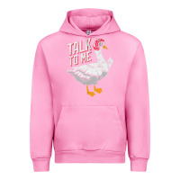 Fuchsia Pink Talk To Me- Funny Goose Tee- Funny Goose Gifts Premium Urban Hoodie - minhPixels