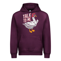 Mauve Wine Talk To Me- Funny Goose Tee- Funny Goose Gifts Premium Urban Hoodie - minhPixels