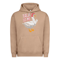 Pigment Burro Talk To Me- Funny Goose Tee- Funny Goose Gifts Premium Urban Hoodie - minhPixels