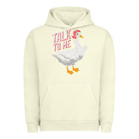 Pigment Pistachio Talk To Me- Funny Goose Tee- Funny Goose Gifts Premium Urban Hoodie - minhPixels