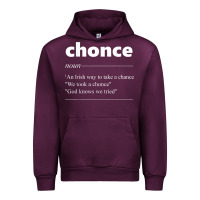 Mauve Wine Chonce Definition We Took A Chonce Risk Lover Gift Urban Hoodie - minhPixels