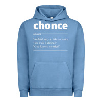 Pigment Pebble Blue Chonce Definition We Took A Chonce Risk Lover Gift Urban Hoodie - minhPixels