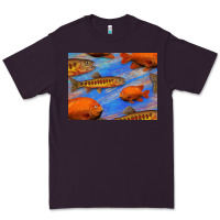 Plum California Golden Trout Garibaldi Fish Background Premium Tee - Bettercallsaul