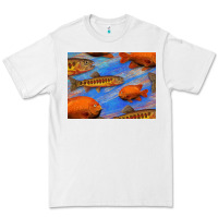 White California Golden Trout Garibaldi Fish Background Premium Tee - Bettercallsaul