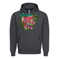 Smoke arkansas Zipper Hoodie - SublimationCraftShop