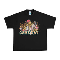 Black game day baseball leopard Urban Heavy Tee - HowdyJamesFarm