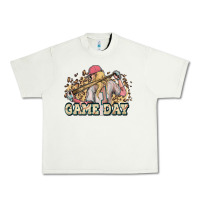 Pistachio game day baseball leopard Urban Heavy Tee - HowdyJamesFarm