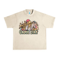 Sandshell game day baseball leopard Urban Heavy Tee - HowdyJamesFarm