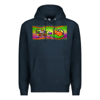 Navy one spooky nurse 15 oz mug Premium Hoodie - BundleAndBundleShop