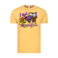 Vintage Mustard I dig Mardi Gras Vintage Tee - HowdyJamesFarm
