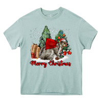 Arona Merry Christmas Gray Squirrel Heavy Core Tee - LillyAllenDesigns