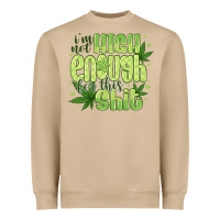 Mushroom i'm not high enough for Heavyweight Sweatshirt - CowhideDigitalArt