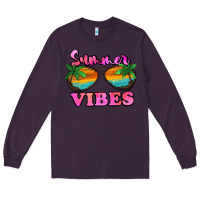Plum Summer Vibes Long Sleeve Tee - Jasminsmagicworld