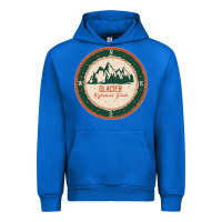 Cobalt Glacier National Park Urban Hoodie - minhPixels