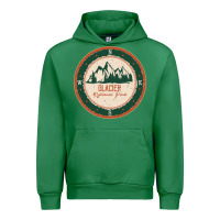 Emerald Glacier National Park Urban Hoodie - minhPixels
