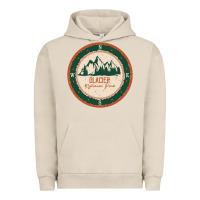 Pigment French Oak Glacier National Park Urban Hoodie - minhPixels