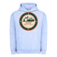 Pigment Grape Ice Glacier National Park Urban Hoodie - minhPixels