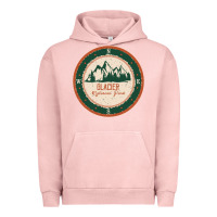Pigment Salmon Glacier National Park Urban Hoodie - minhPixels