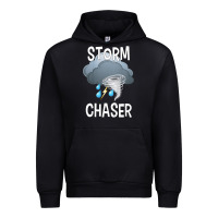 Black Kids Storm Chaser Boys Storm Hunter Tornado Gift Urban Hoodie - minhPixels
