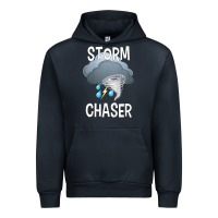 Navy Kids Storm Chaser Boys Storm Hunter Tornado Gift Urban Hoodie - minhPixels